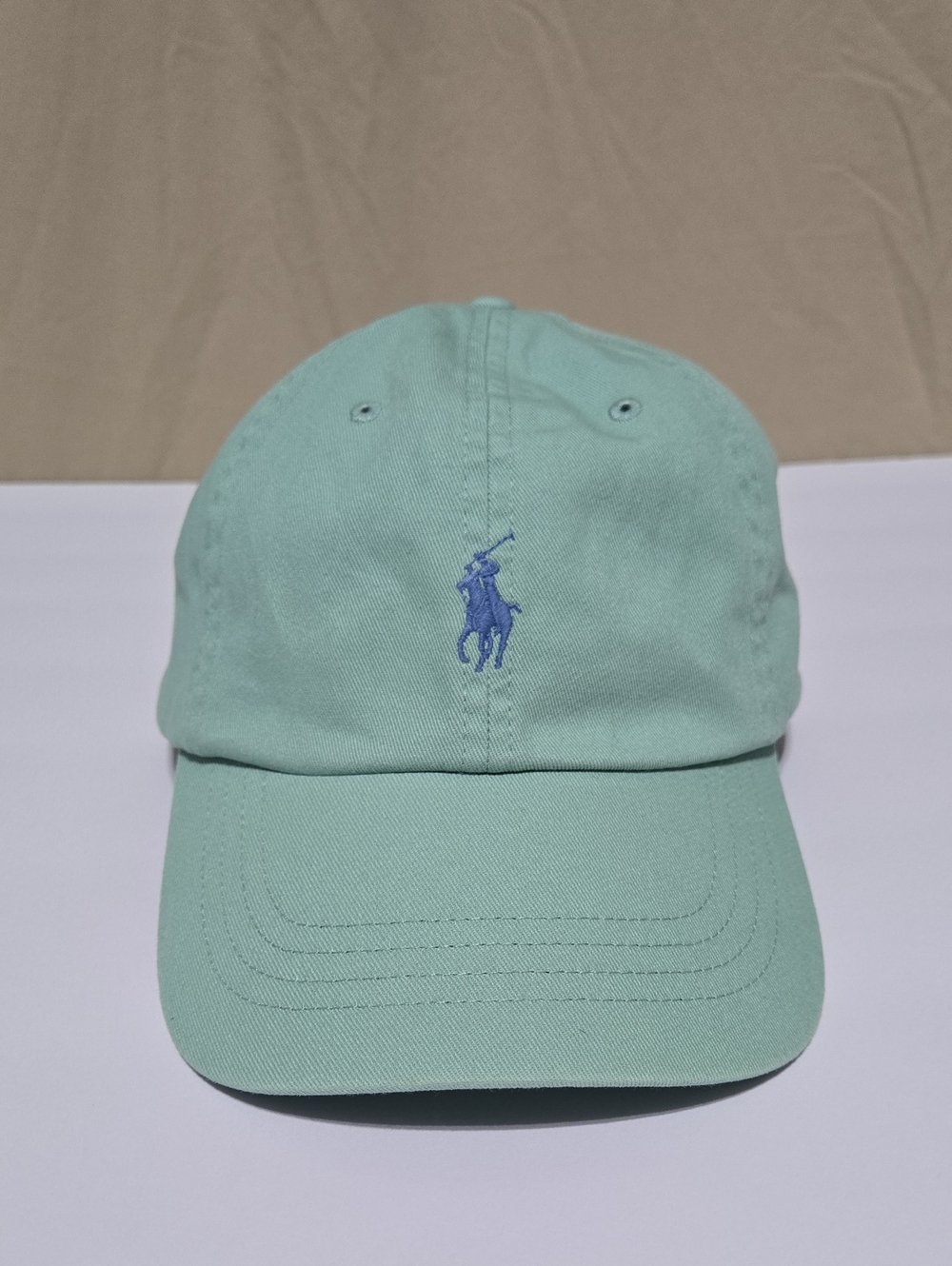 NWOT Polo Ralph Lauren Green, Blue Embroidered, Adjustable Baseball Cap One Size